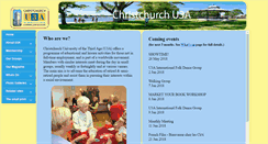 Desktop Screenshot of christchurchu3a.org.uk
